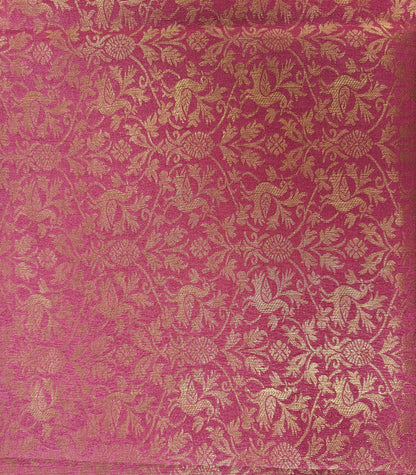 Regal Weave Harmony - Pure Crepe Brocade saree