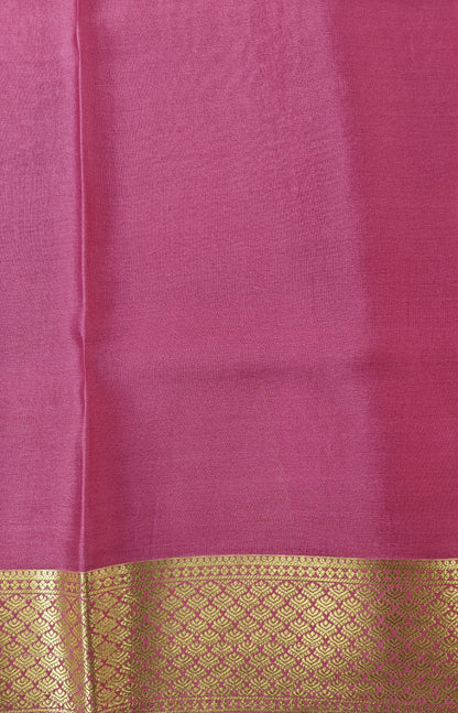 Regal Weave Harmony - Pure Crepe Brocade saree
