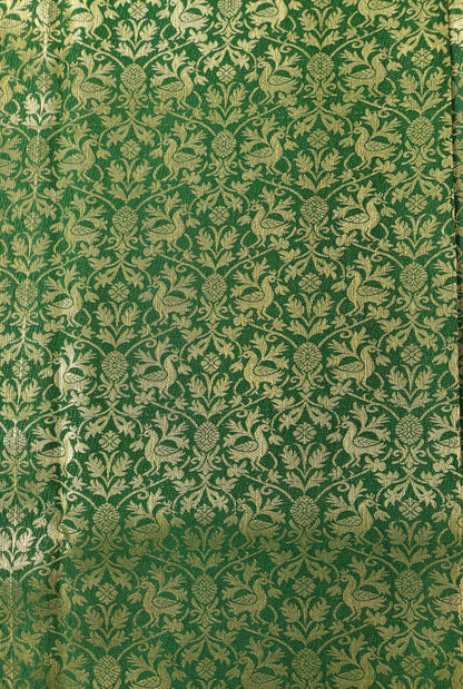 Regal Weave Harmony - Pure Crepe Brocade saree