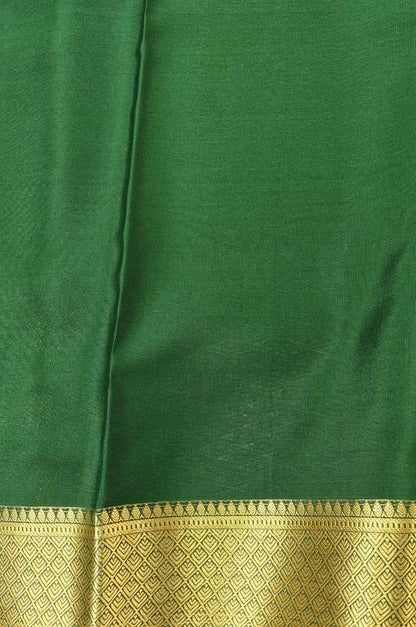 Regal Weave Harmony - Pure Crepe Brocade saree