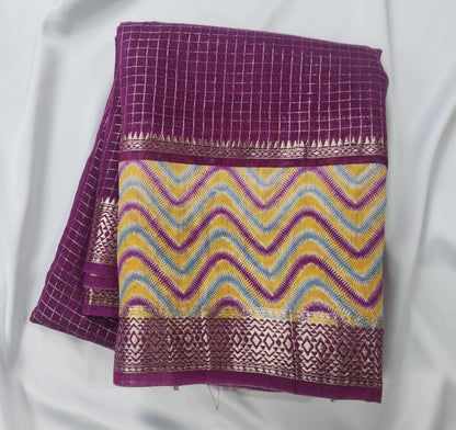 Waves & Weaves - Printed Saree