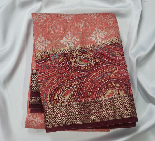 Earthy Fusion - Printed Saree