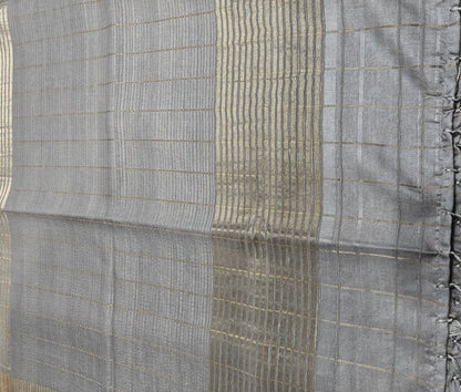 Whispers of nature - Raw Silk Kalamkari print saree