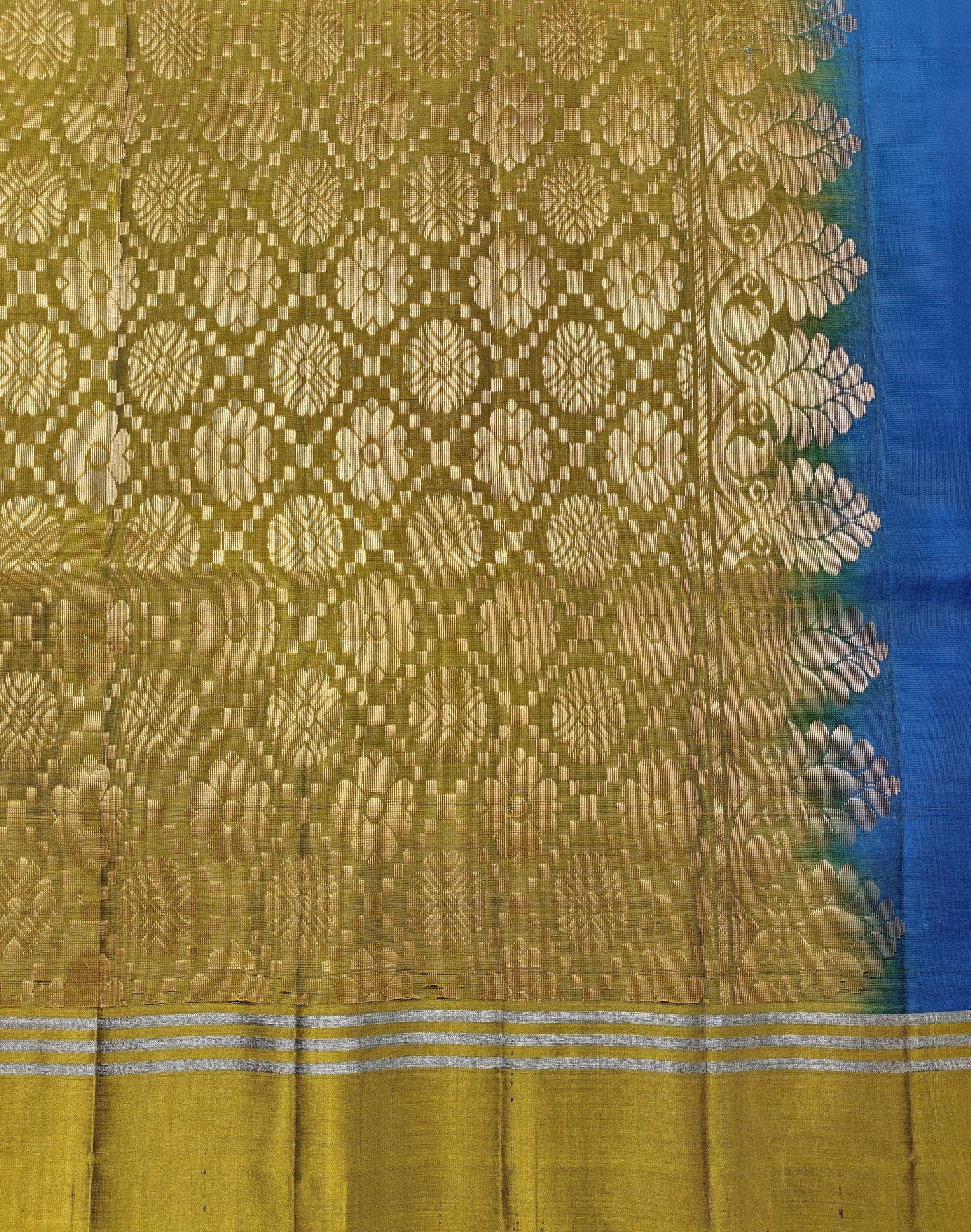 The Motif Classic - Handloom saree with bentex border