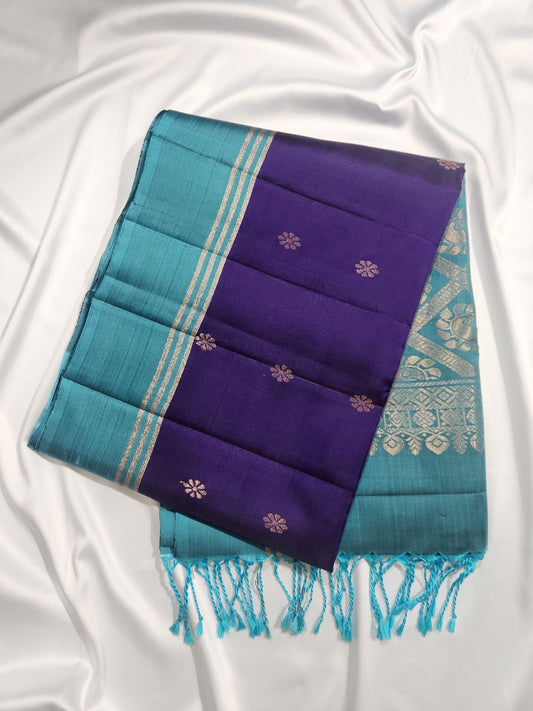 The Motif Classic - Handloom saree with bentex border
