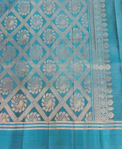 The Motif Classic - Handloom saree with bentex border